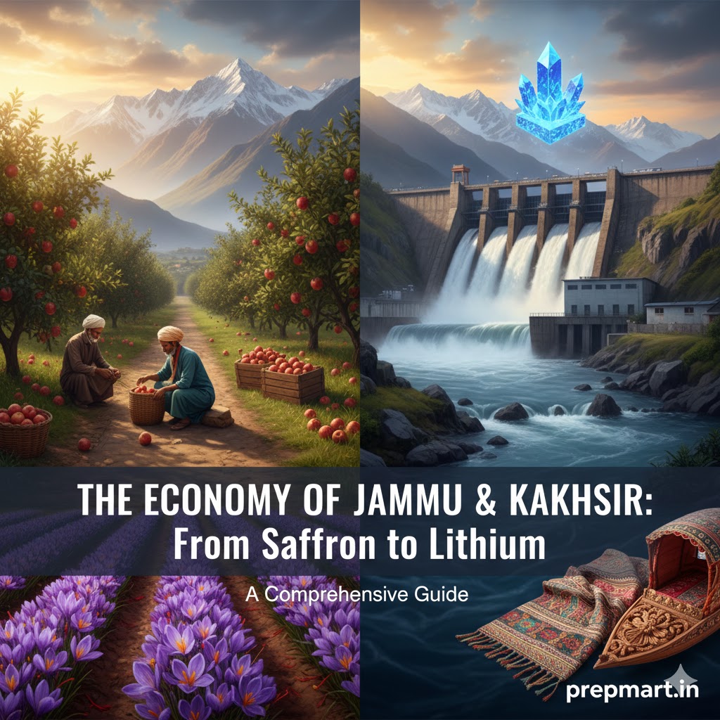 Economic Profile of Jammu & Kashmir: From Saffron to Lithium