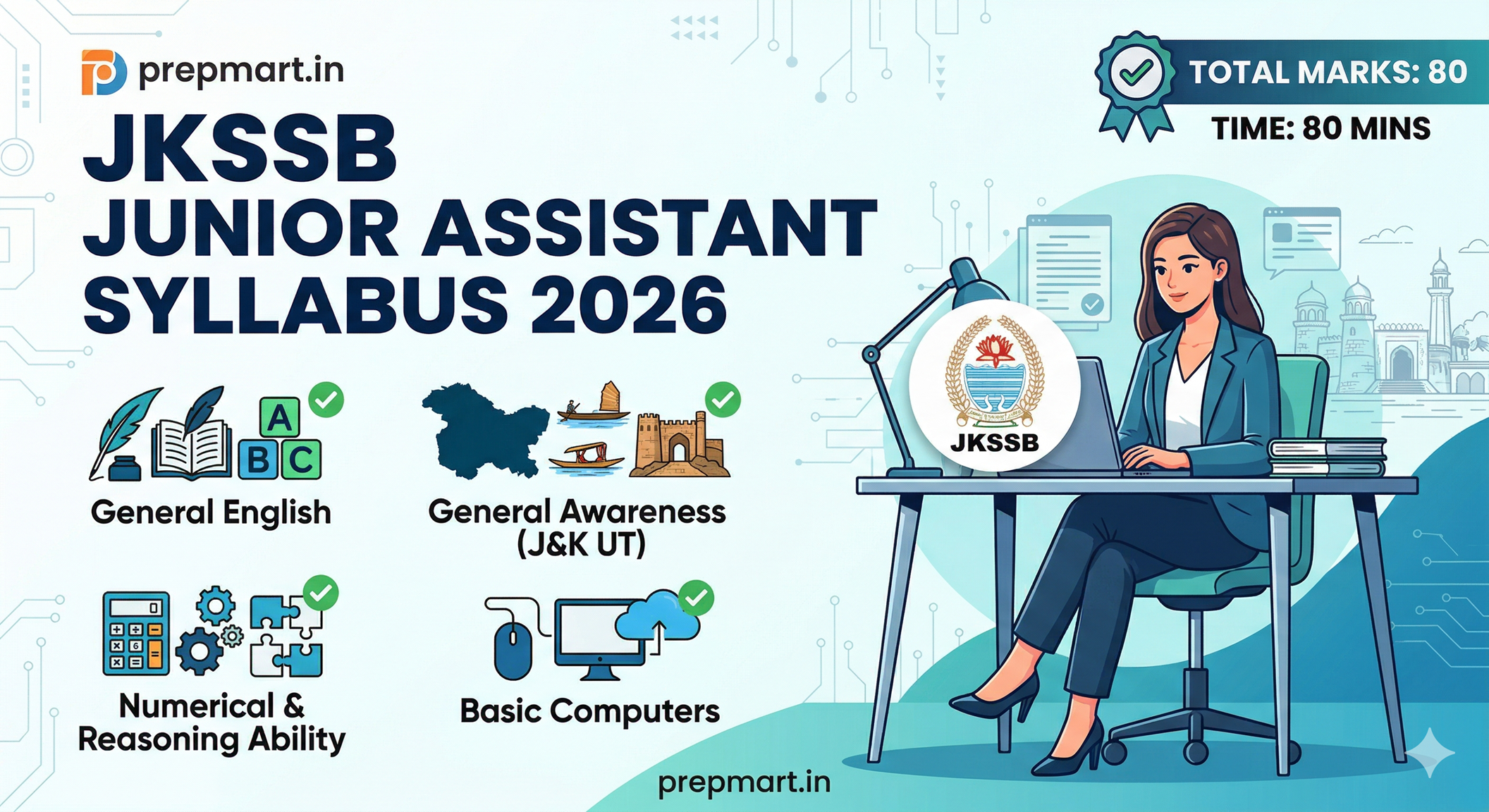 JKSSB Junior Assistant Official Syllabus 2026